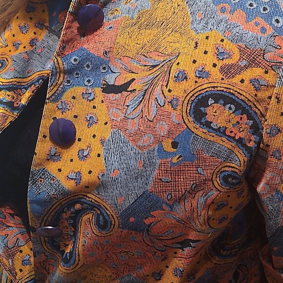 Paris Star vintage Paisley Jacket - Picture 4 of 4